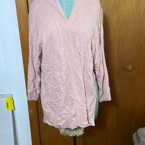 Mauve  sweater /coverup OSFM with side slits